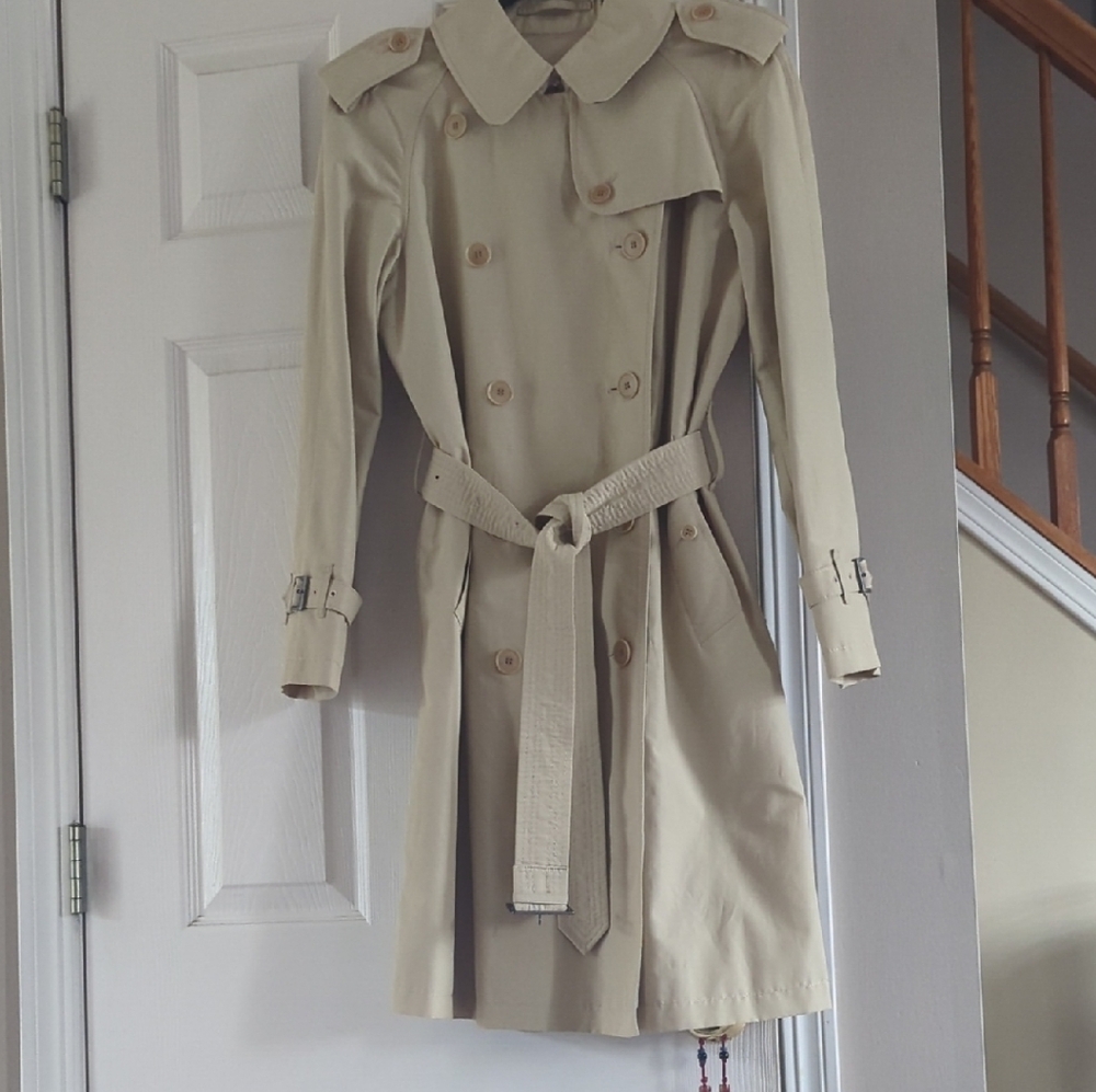 Burberry Tan Trench Coat